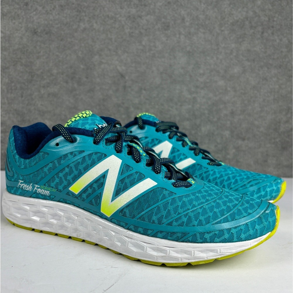 New Balance Fresh Foam Boracay Running Shoes 10 Blue Yellow W980BB2 - Picture 2 of 16